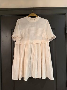 Free people ivory/cream mini dress